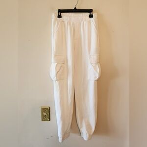 Adika white cargo jogger pants size xs